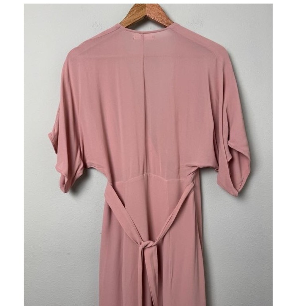 Reformation Winslow Maxi Wrap Dress in Blush Pink Size XS Ethereal Balletcore - Picture 7 of 12